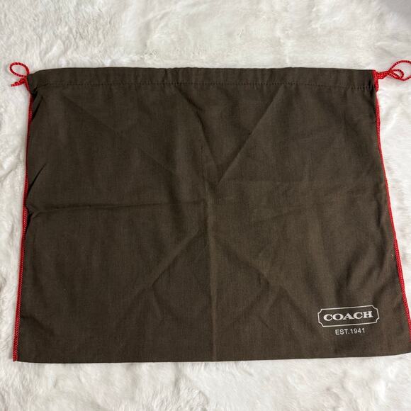y2k COACH Brown Dust Bag - Picture 2 of 4